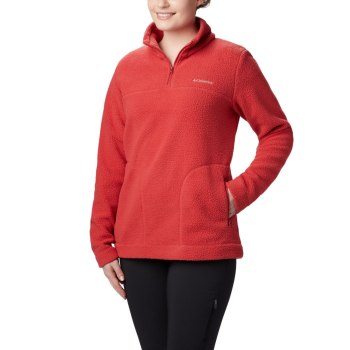 Columbia Ženske Puloveri - Canyon Point Sherpa Crvene | XCUE-26381